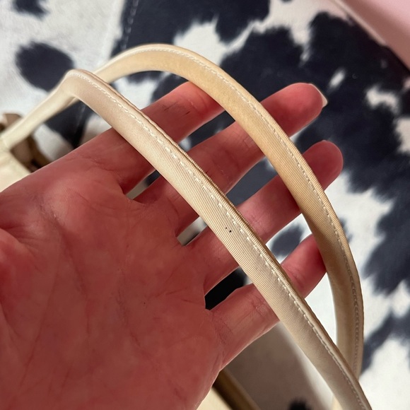 Prada Cream Nylon Shoulder Bag - Picture 6 of 16